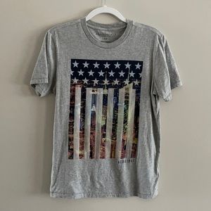 AEROPOSTALE Graphic T-Shirt (Grey, S)